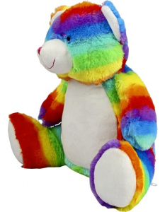 Rainbow Teddy Seitenansicht